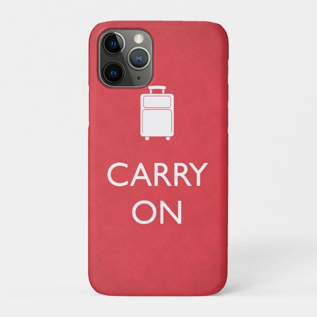 Coques Case-Mate iPhone TRANSPORTER - Bagages - Rouge drôle (Dos)