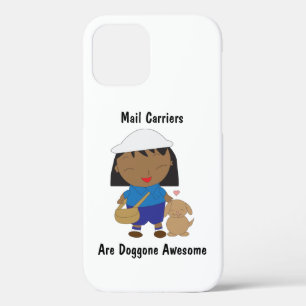 Case-Mate iPhone Case Transporteur de courrier Femme Noir Funny Personna