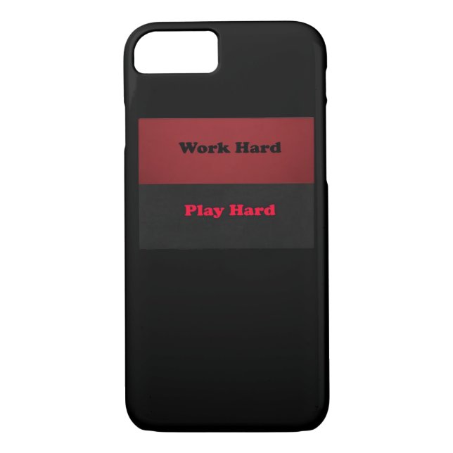 Coques Case-Mate iPhone Travailler dur Jouer si dur Funky Viral (Dos)