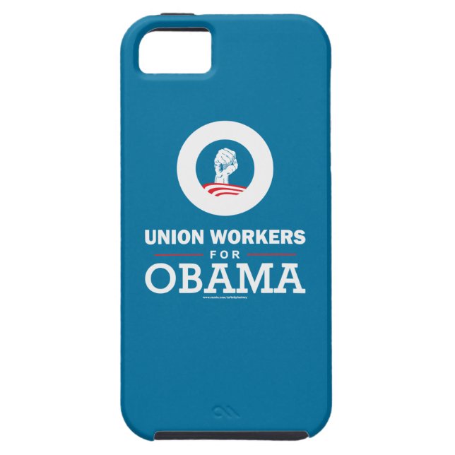 Coques Case-Mate iPhone Travailleurs syndicaux pour Obama (Dos)