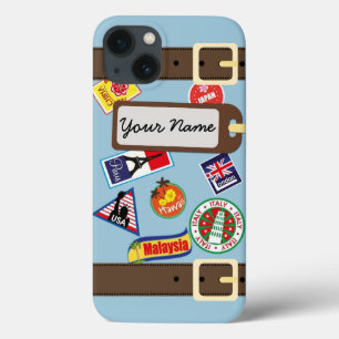 Coques Pour iPhone Travel Luggage with Stickers
