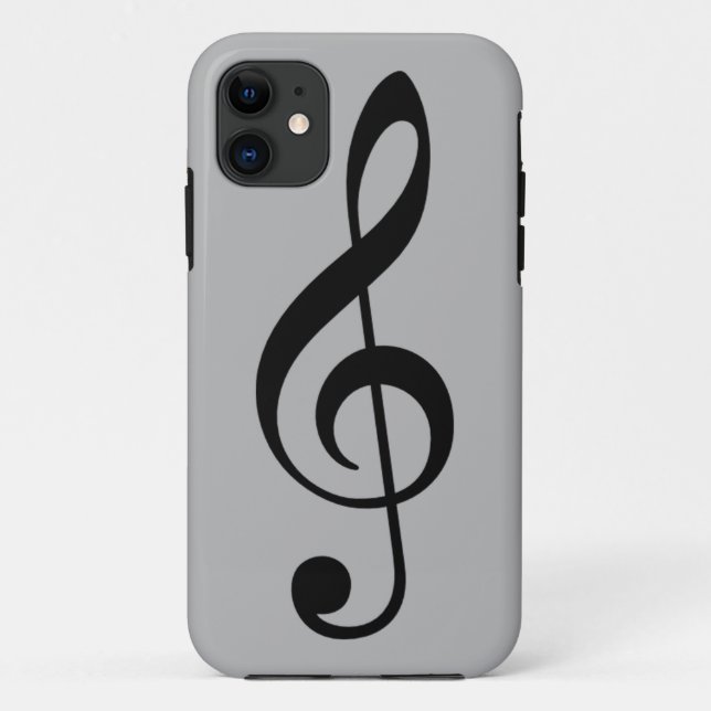 Coques Case-Mate iPhone trebble clef icon (Dos)
