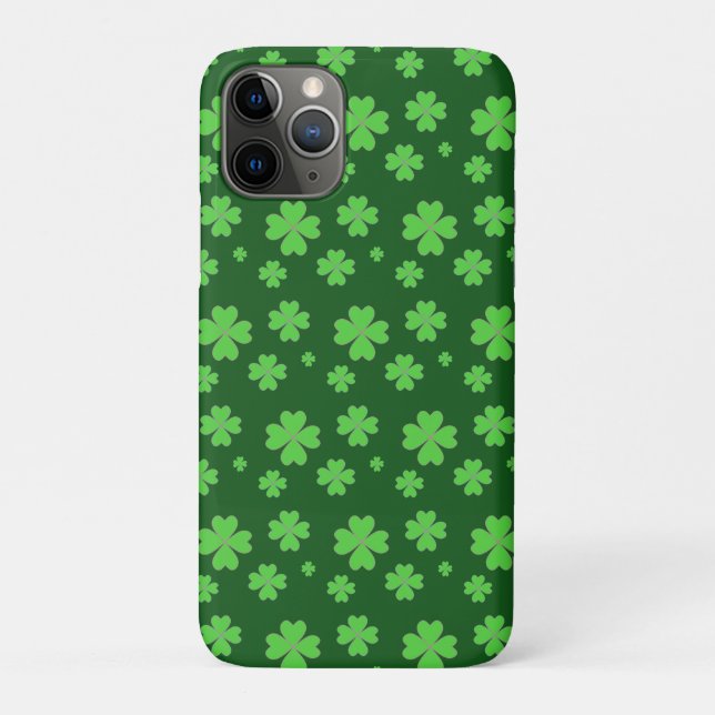 Coques Case-Mate iPhone Trèfles verts chanceux (Dos)