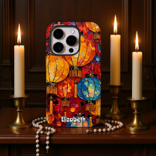 Coques iPhone 16 Pro treillis floral texturé