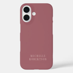 Coque Pour iPhone 16 Trend Rose Dust Gold Creative Unique Classique