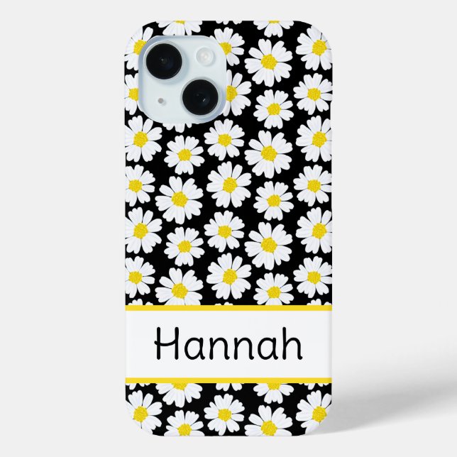 Coques Case-Mate iPhone Trendy Daisy Pattern (Verso)