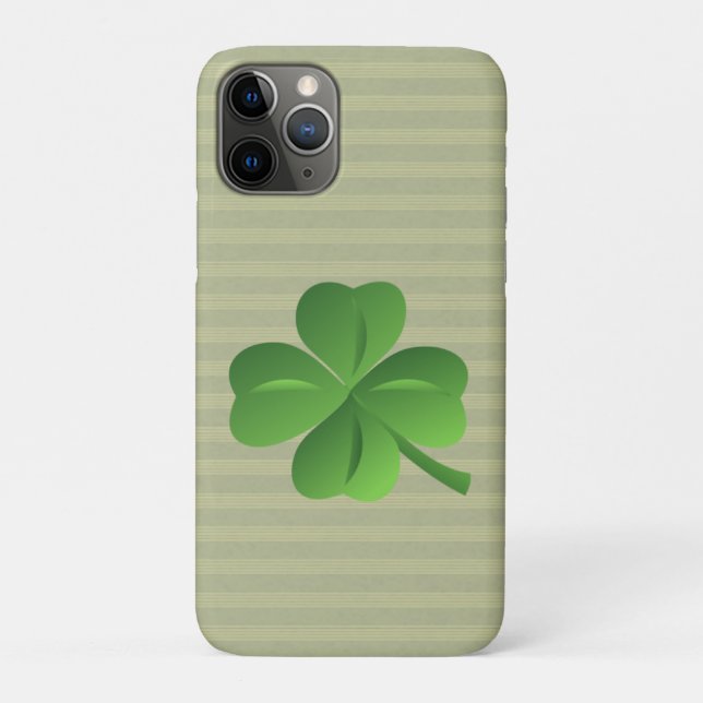 Coques Case-Mate iPhone Trendy Irlandais Chanceux Shamrock Classe (Dos)