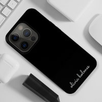 Trendy Monogram | Name de script noir moderne