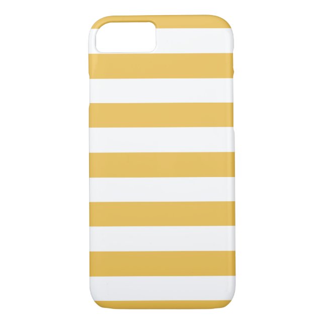 Coques Case-Mate iPhone Trendy Yellow and White Wide Horizontpes (Dos)