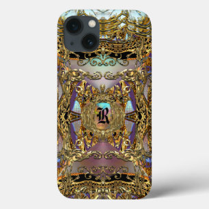 Etui iPhone 13 Très orné Pretty Monogram