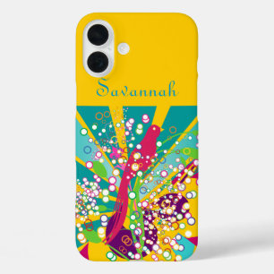 Coques iPhone 16 Plus Très tendance Moderne Rose Swallow Bird