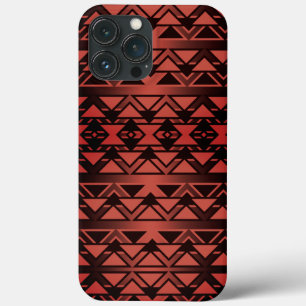 Case-Mate iPhone Case Triangle Tribal ZigZag sur saumon foncé dégradé