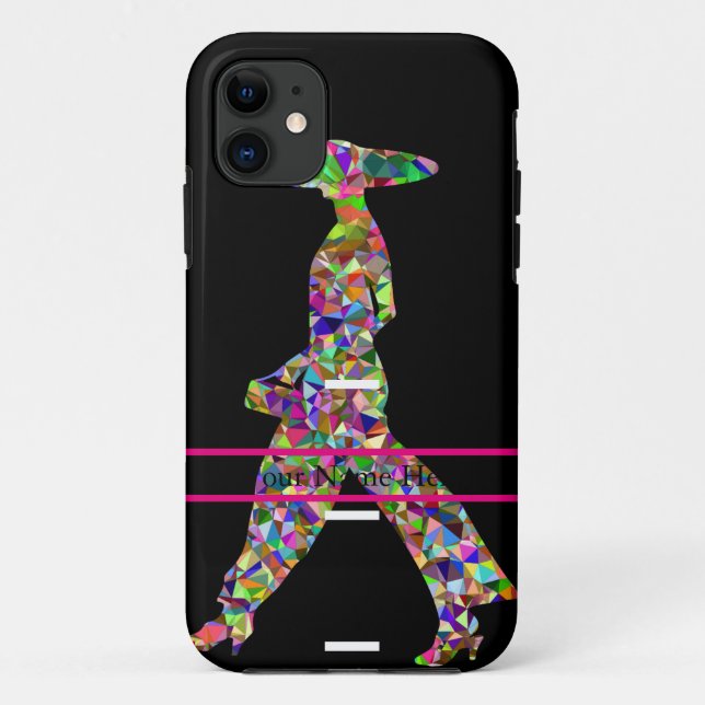 Coques Case-Mate iPhone Triangles arc-en-ciel chromatiques prismatiques co (Dos)