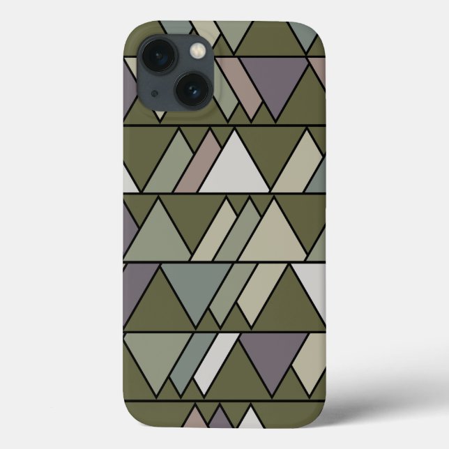 Coques Case-Mate iPhone Triangles Camo (Verso)