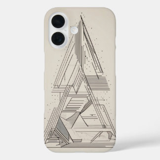 Coque Pour iPhone 16 Triangles stratifiés