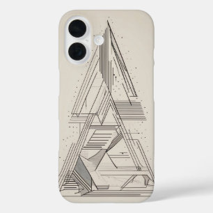 Coque Pour iPhone 16 Triangles stratifiés