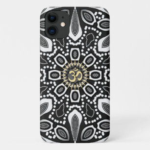 Coque iPhone 11 Tribal Black+White Aum iPhone 4 Case-Mate