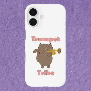 Coque Pour iPhone 16 Tribu musicale de chat de dessin animé mignon joua