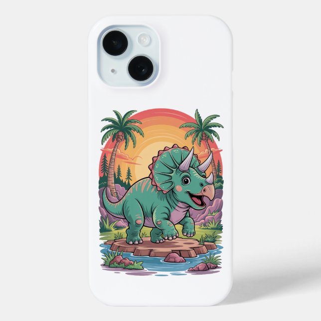 Coques Case-Mate iPhone Triceratops triomphe (Verso)
