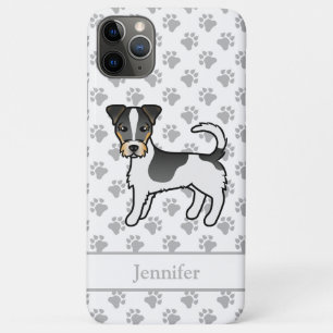 Case-Mate iPhone Case Tricolor Jack Russell Terrier à poil dur & Nom