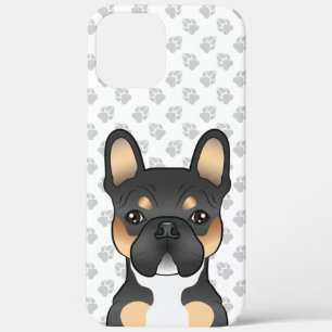 Case-Mate iPhone Case Tricolore noir Chien français Chien français et pa