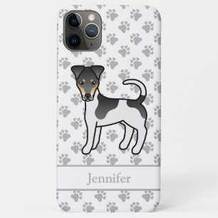 Case-Mate iPhone Case Tricolore renard lisse Terrier mignon chien et nom