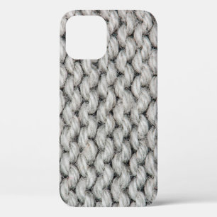 Case-Mate iPhone Case Tricot blanc texture laine fermer photo backgrou