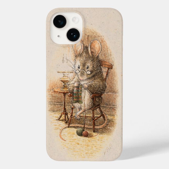 Coques Case-Mate iPhone Tricot Grandma Dormouse (Verso)