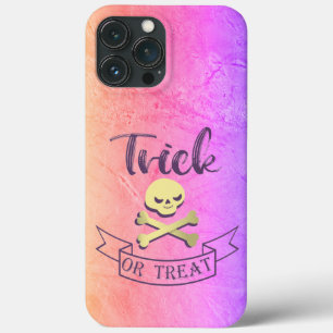 Case-Mate iPhone Case Tricoter ou traiter les os croisés du crâne Ruban 