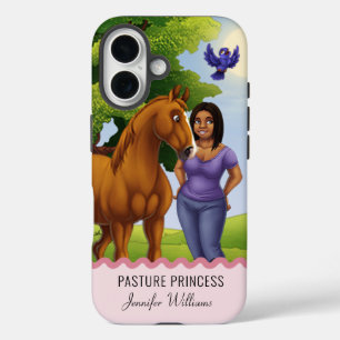 Coque Pour iPhone 16 Trimestre Cheval Horseback Rider Equestrier