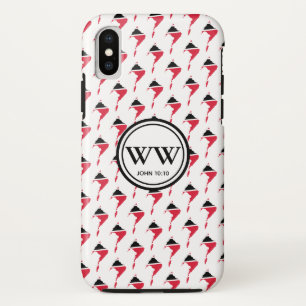 Case-Mate iPhone Case TRINIDAD & TOBAGO Drapeau Monogramme Vie Abondante