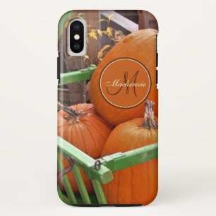 Case-Mate iPhone Case Trio citrouille En Panier Vert Monogramme initial