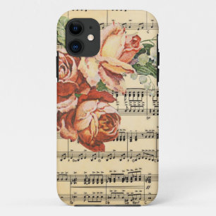 Etui iPhone Case-Mate Trio et musique Rose vintage