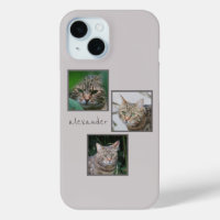 Triple Portrait pour animaux de compagnie Téléphon