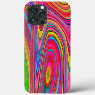 Case-Mate iPhone Case Trippy Jaune, Rouge et Bleu Art Super Abstrait