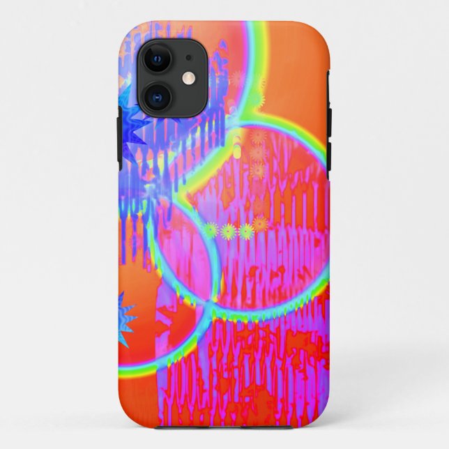Coques Case-Mate iPhone Trippyness psychédélique (Dos)