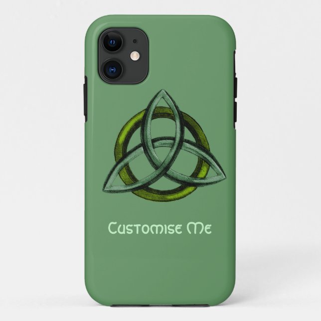 Coques Case-Mate iPhone Triquetra (vert) (Dos)