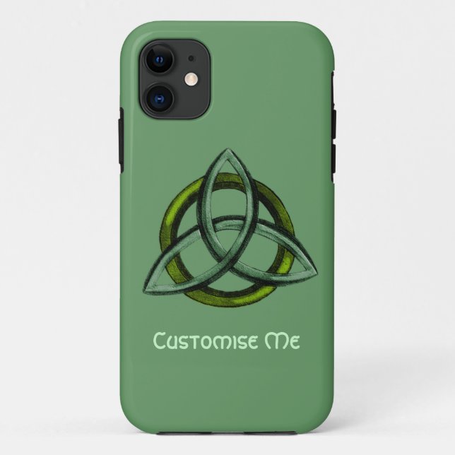 Coques Case-Mate iPhone Triquetra (vert) (Dos)