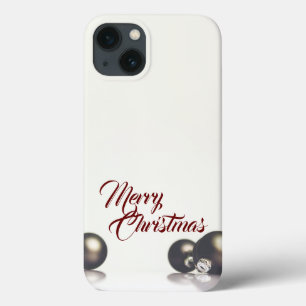 Case-Mate iPhone Case Trois boules de Noël devant un fond clair