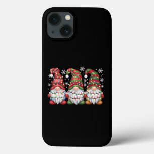 Case-Mate iPhone Case Trois Buffles Gnomes Plaid Red Christmas