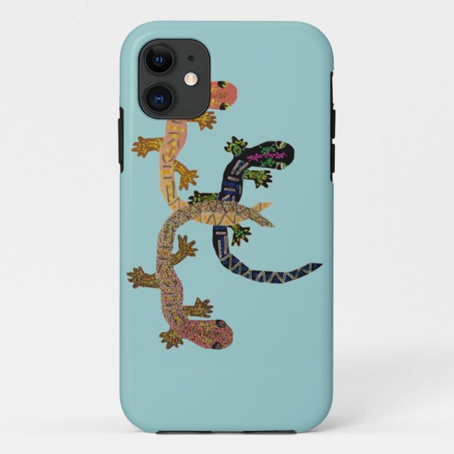 Coques Case-Mate iPhone Trois cas d'IPhone 5 de Geckos (Dos)