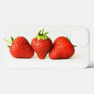 Case-Mate iPhone Case Trois fraises sur l'iphcn blanc