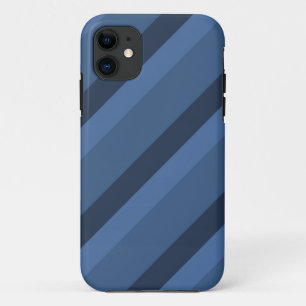Coque iPhone 11 Trois nuances de couverture bleue de l'iPhone 5