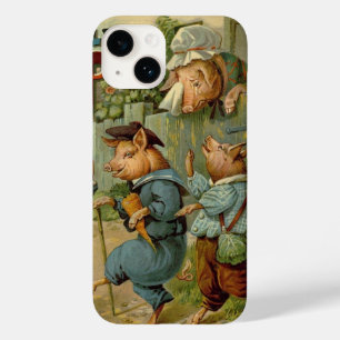 Coque Pour iPhone 14 Trois Petits Chiens Vintage Fairy Tale