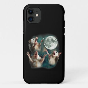 Case-Mate iPhone Case Trois Possum Moon 3Opossum Drôle Mème Maudit bizar