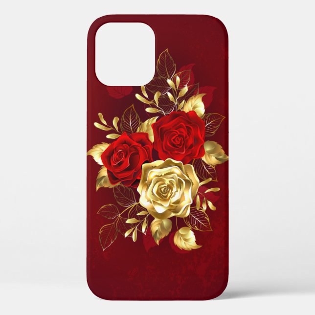 Coques Case-Mate iPhone Trois Roses de bijoux (Verso)