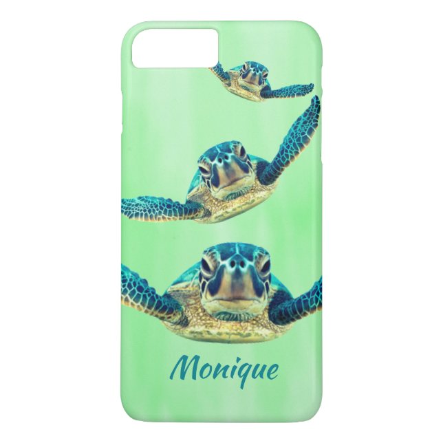 Coques Case-Mate iPhone Trois tortues de mer nageant (Dos)