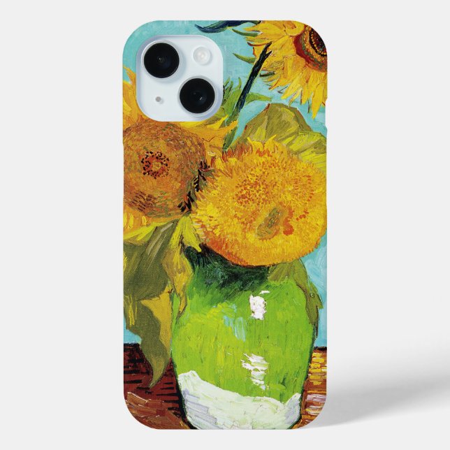 Coques Case-Mate iPhone Trois tournfleurs | Vincent van Gogh (Verso)