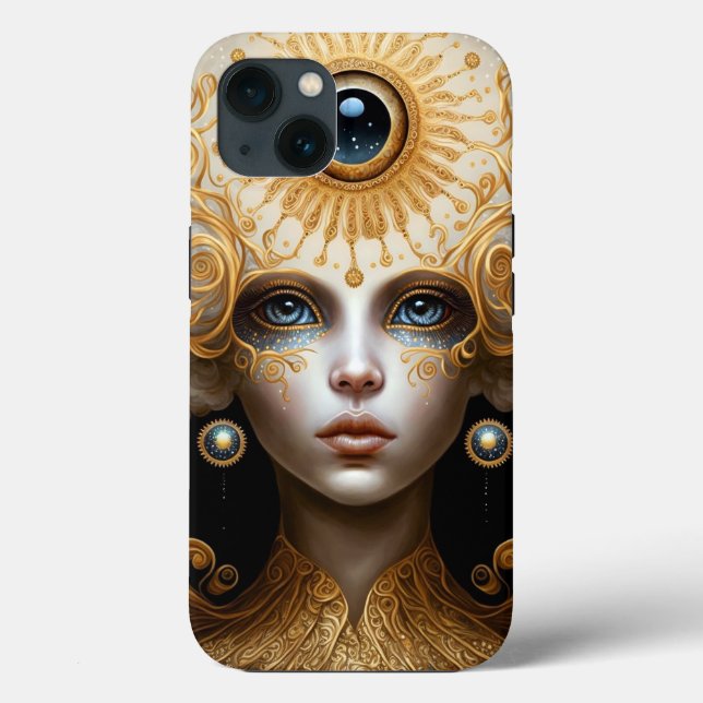 Coques Case-Mate iPhone Troisième déesse des yeux Imaginaire Art (Verso)