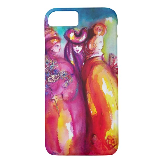 Coques Case-Mate iPhone TROISIÈME MASQUE / Balle mascarade du Carnaval vén (Dos)